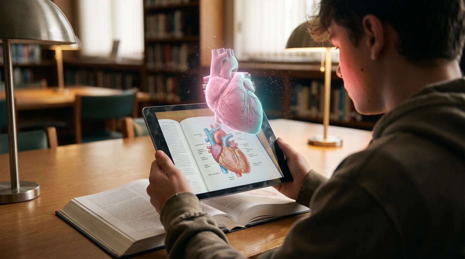 Education Library · book→tablet→air
